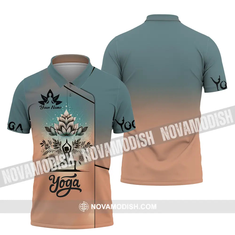 Unisex Shirt - Custom Text Yoga Polo / S T-Shirt