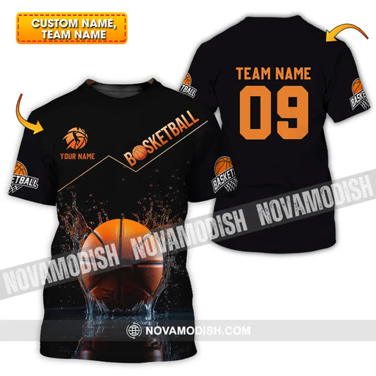 Unisex Shirt - Custom Texts Shirt Basketball T-shirt