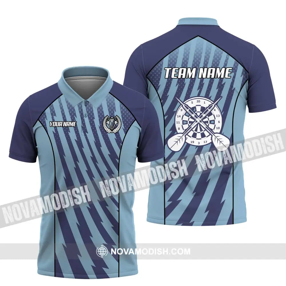 Unisex Shirt - Custom Texts Darts Icon Sport Shirt Polo Shirt / S T-shirt