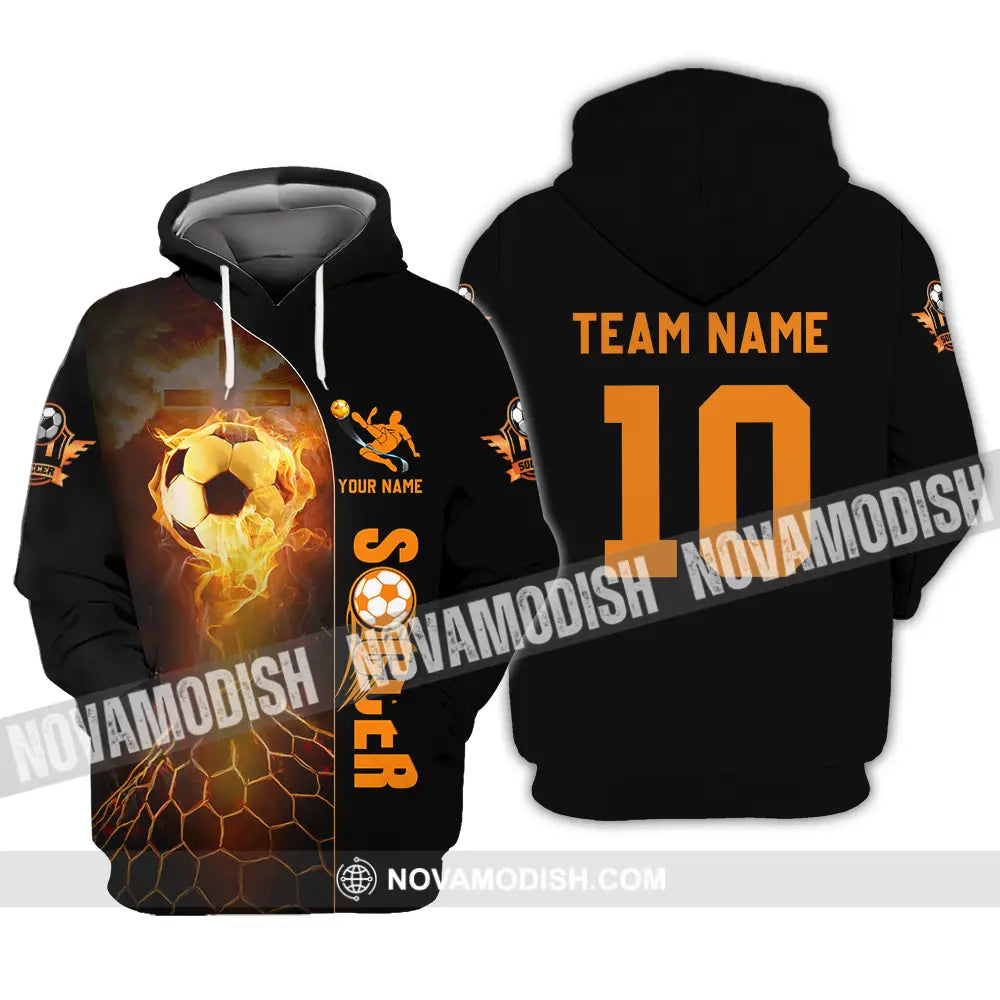 Unisex Shirt - Custom Texts Shirt Soccer Hoodie / S T-shirt