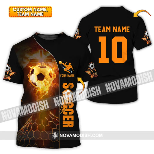 Unisex Shirt - Custom Texts Shirt Soccer T-shirt