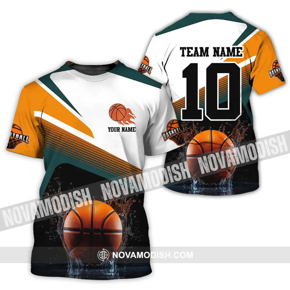 Unisex Shirt - Custom Texts Sport Shirt Basketball T-Shirt / S T-shirt