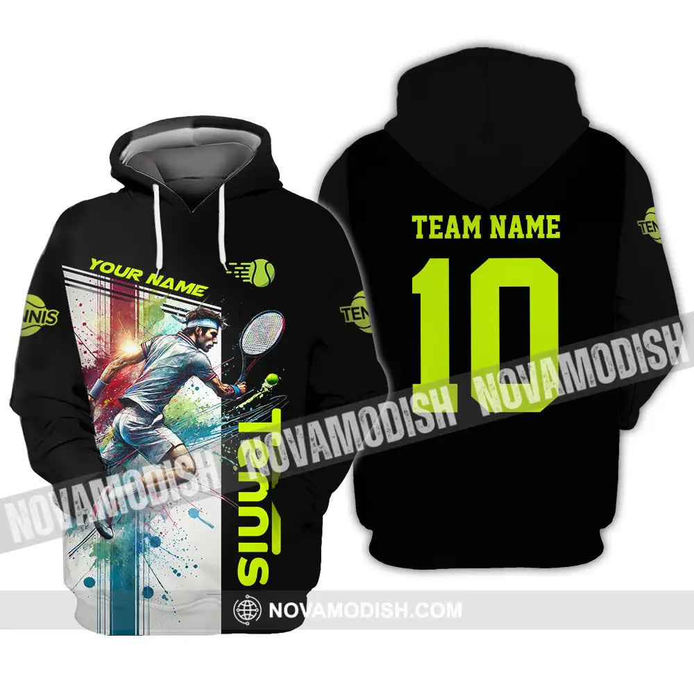 Unisex Shirt - Custom Texts Sport Shirt Tennis Lover Hoodie / S T-shirt