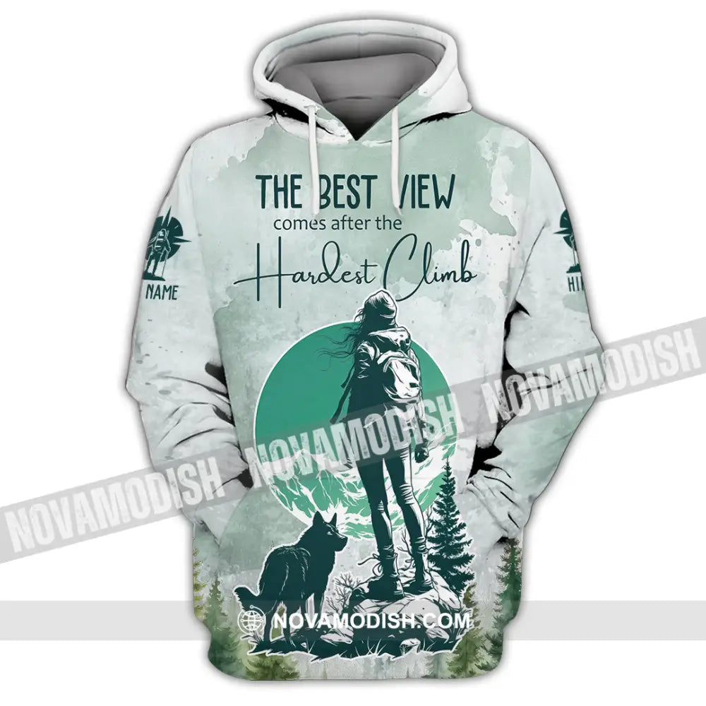 Unisex Shirt - Custom The Best View Comes After The Hardest Climb Shirt Hoodie / S T-shirt