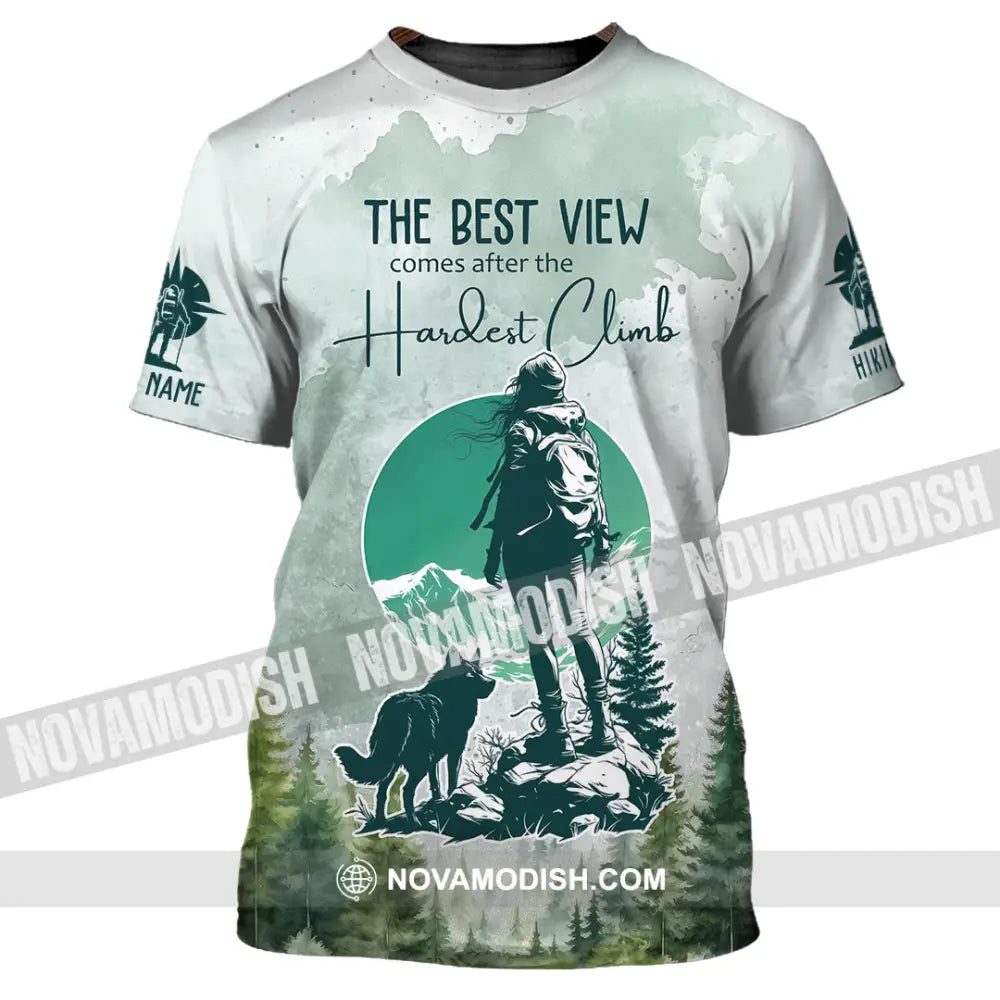 Unisex Shirt - Custom The Best View Comes After The Hardest Climb Shirt T-Shirt / S T-shirt