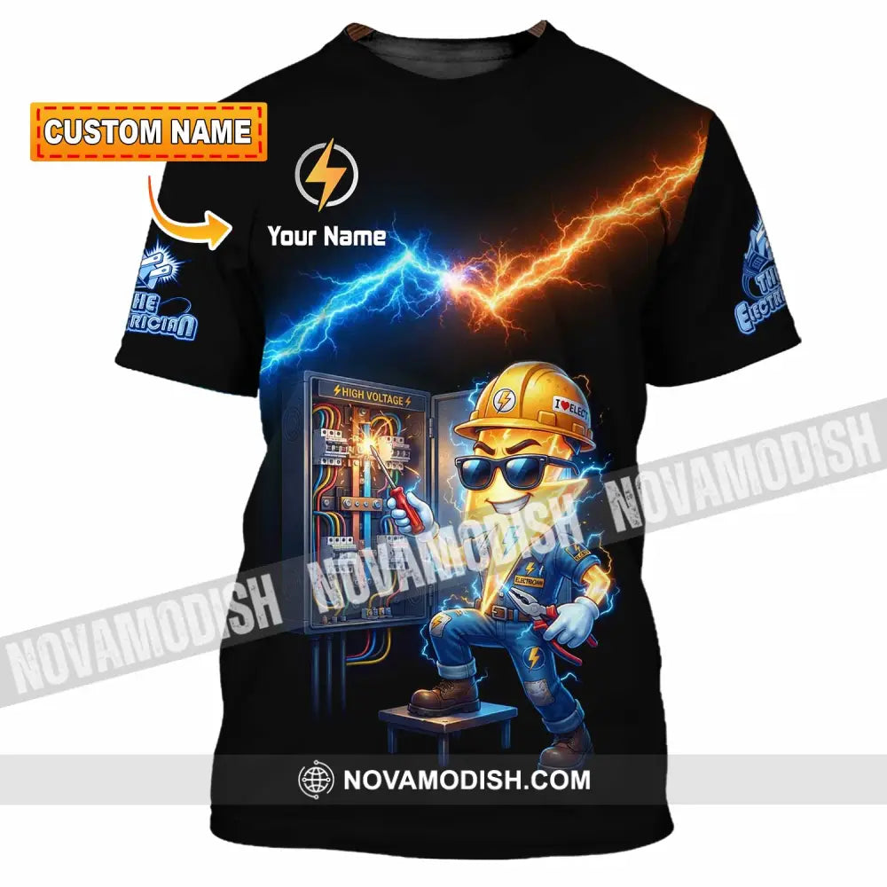 Unisex Shirt - Custom The Electrician Shirt - T-shirt