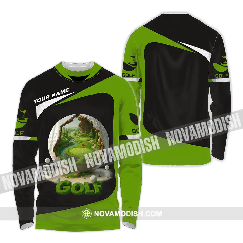Unisex Shirt - Custom The Golf Shirt Long Sleeve Shirt / S T-shirt