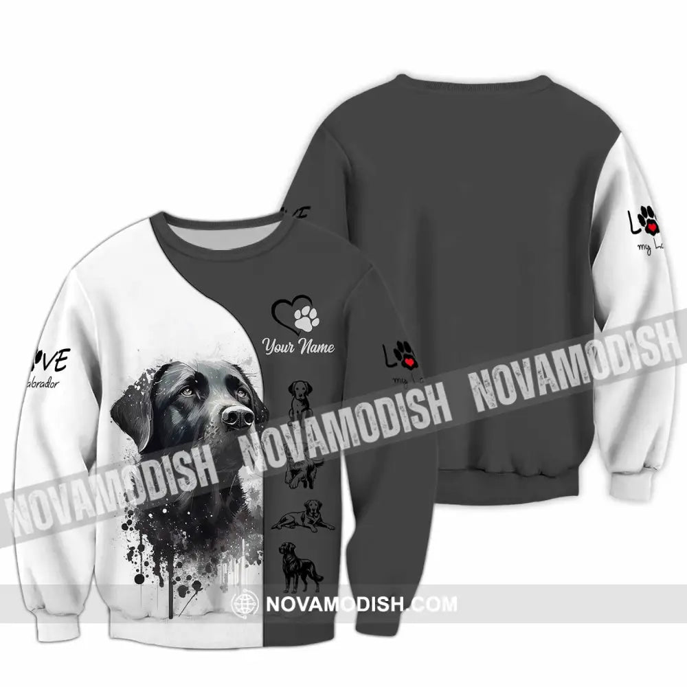 Unisex Shirt - Custom The Labrador 3D Shirt Long Sleeve / S T-shirt