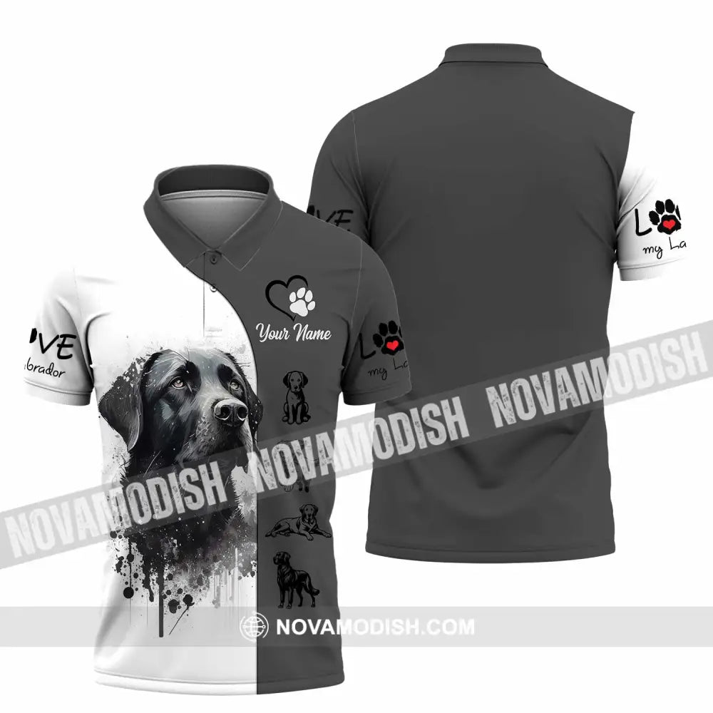Unisex Shirt - Custom The Labrador 3D Shirt Polo Shirt / S T-shirt