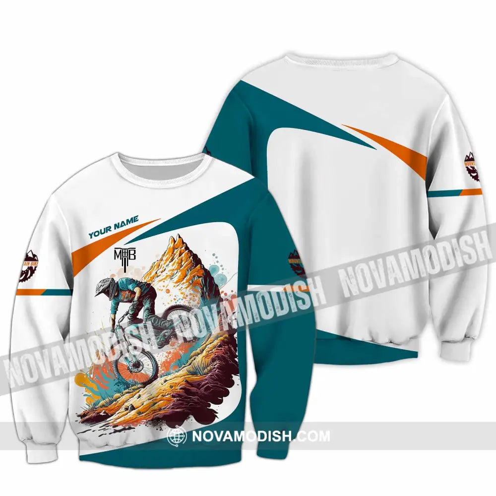 Unisex Shirt - Custom The Mountain Bike MTB Shirt Long Sleeve / S T-shirt