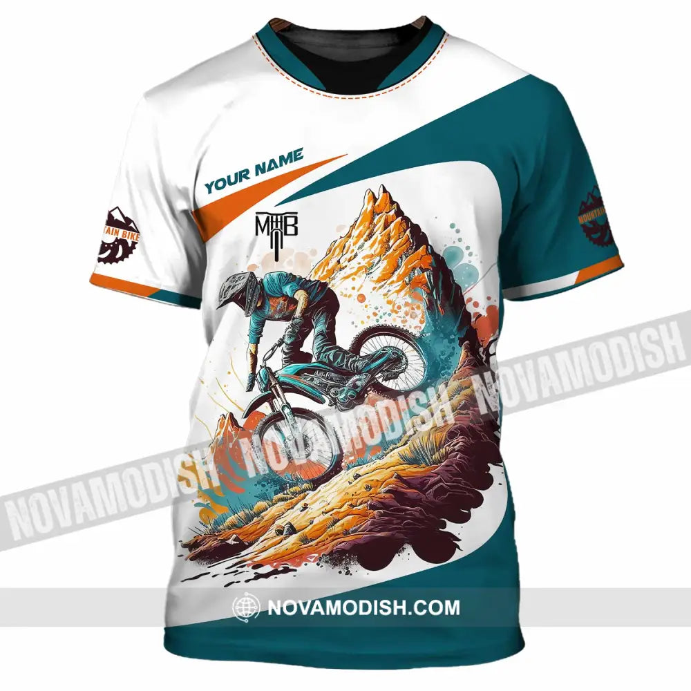 Unisex Shirt - Custom The Mountain Bike MTB Shirt T-Shirt / S T-shirt