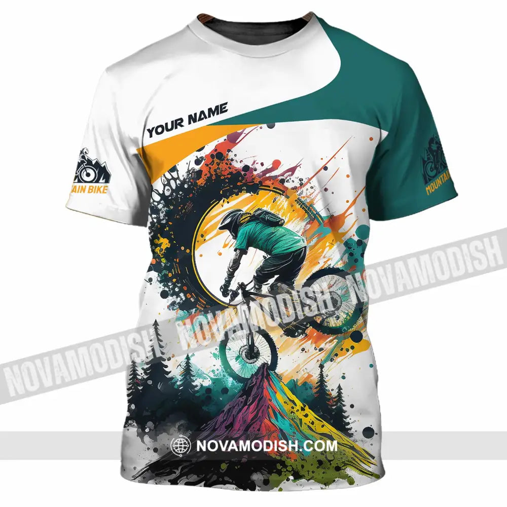 Unisex Shirt - Custom The Mountain Bike Shirt T-Shirt / S T-shirt