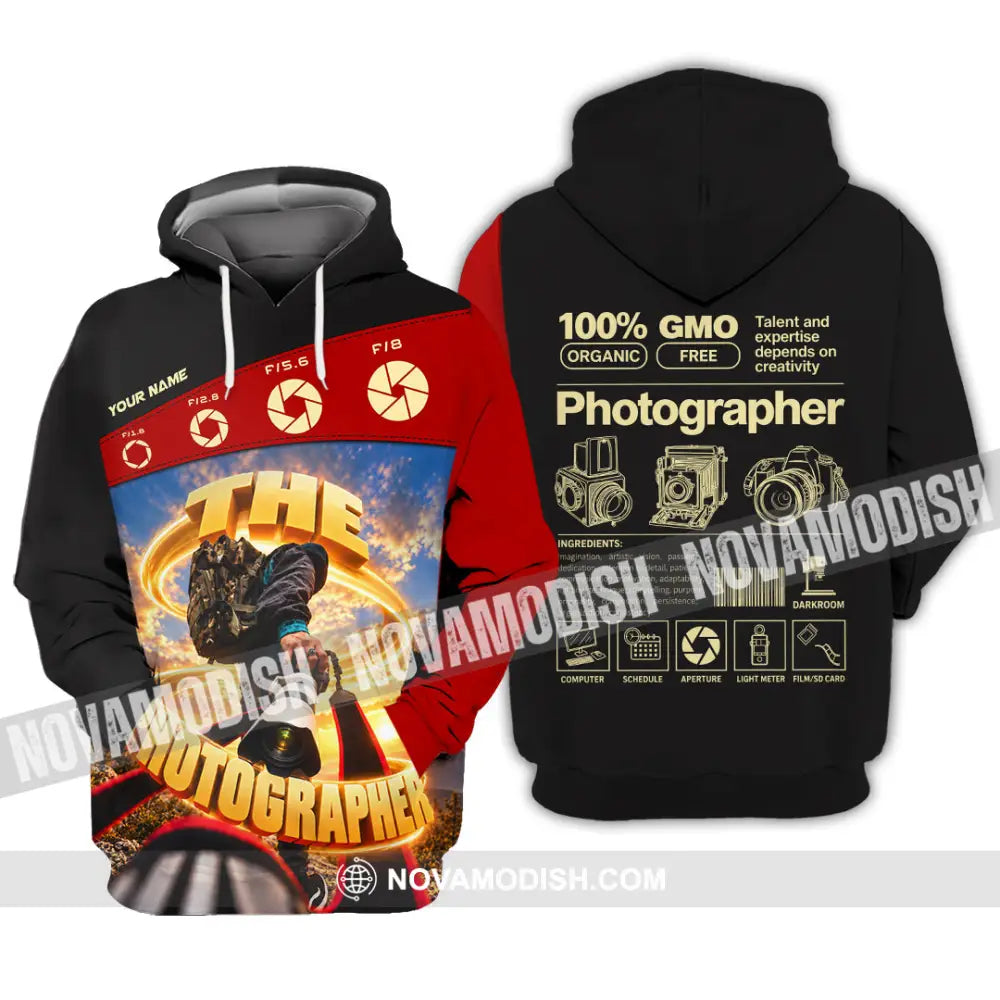 Unisex Shirt - Custom The Photographer Shirt - Hoodie / S - T-shirt