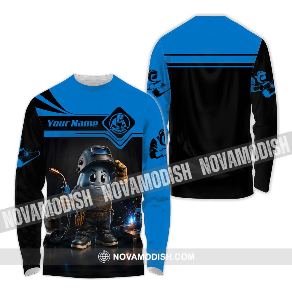 Unisex Shirt - Custom The Welder Shirt - Long Sleeve Shirt / S - T-shirt