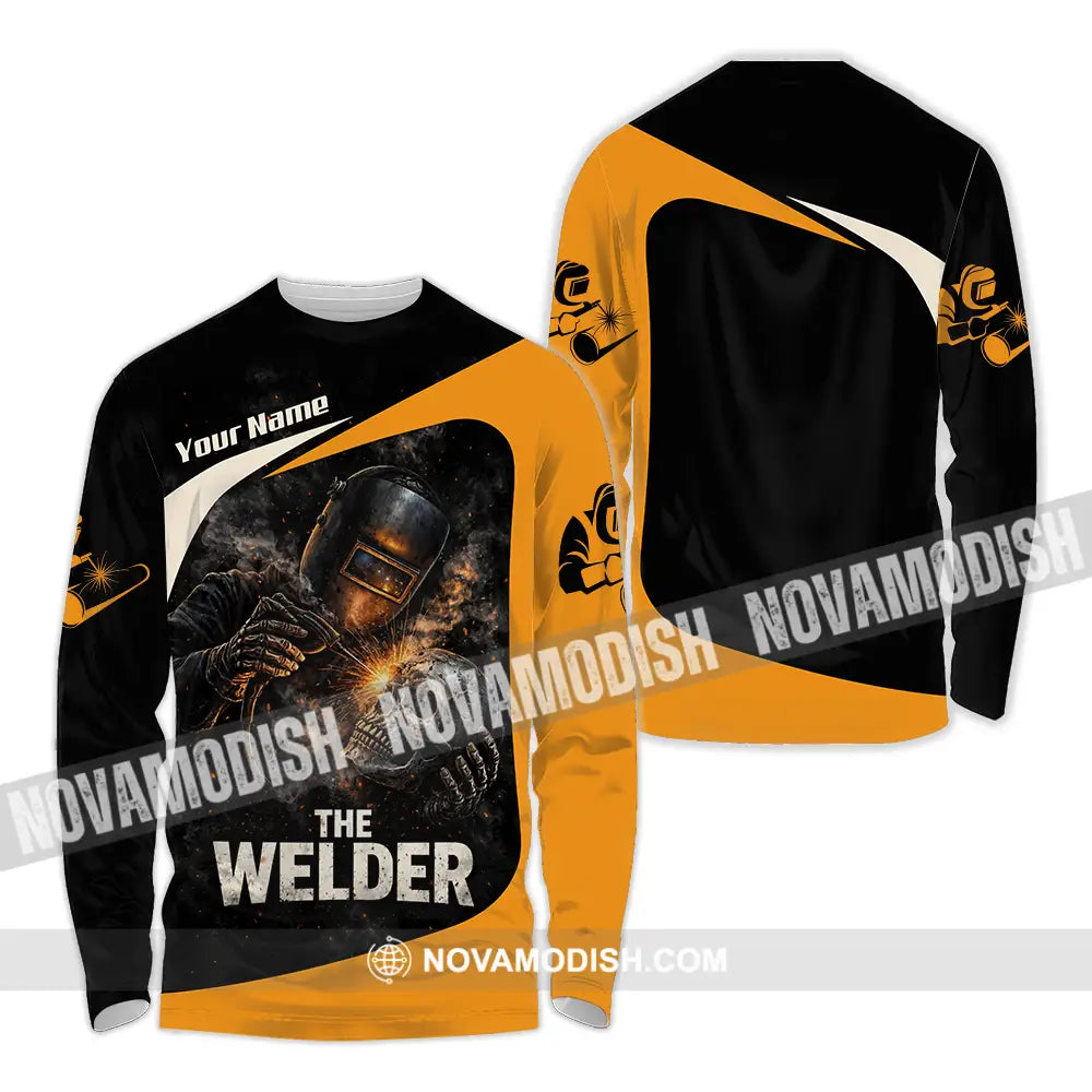 Unisex Shirt - Custom The Welder Shirt - Long Sleeve Shirt / S - T-shirt