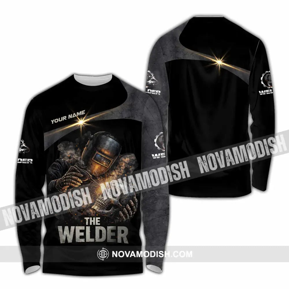 Unisex Shirt - Custom The Welder Shirt - Long Sleeve Shirt / S - T-shirt