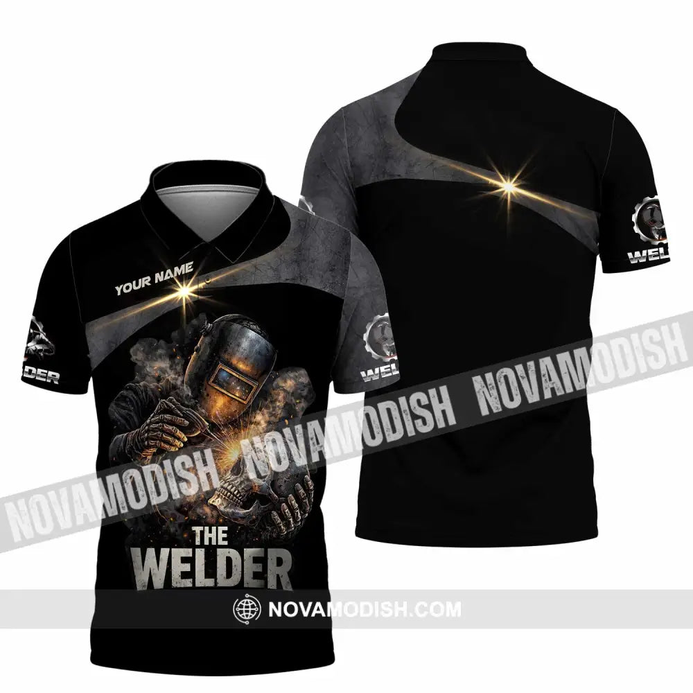 Unisex Shirt - Custom The Welder Shirt - Polo Shirt / S - T-shirt