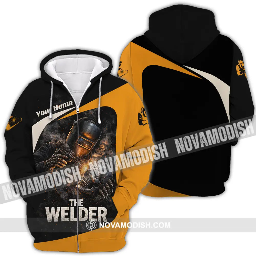 Unisex Shirt - Custom The Welder Shirt - Zipper Hoodie / S - T-shirt