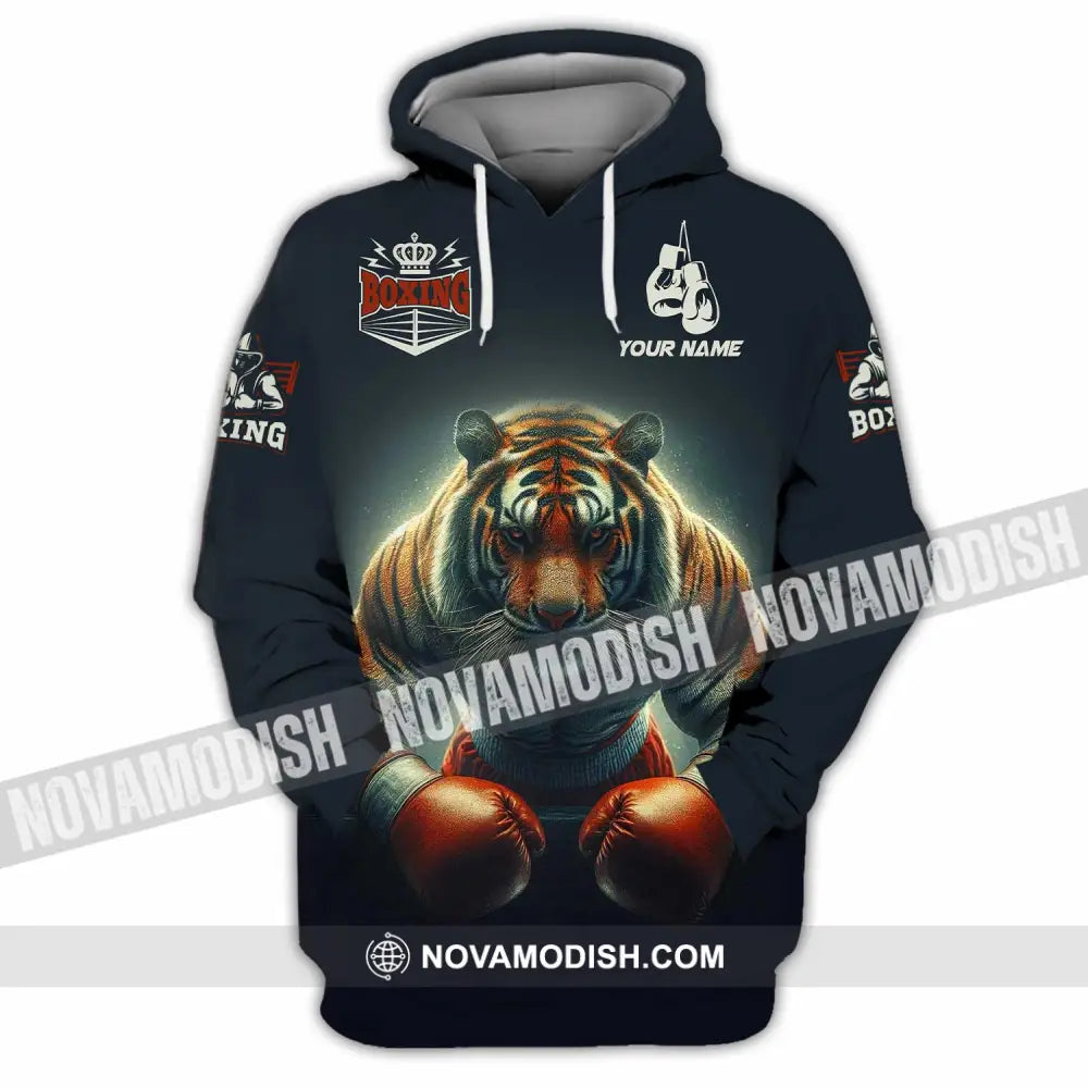 Unisex Shirt - Custom Tiger Boxing Lover Classic Shirt Hoodie / S T-shirt