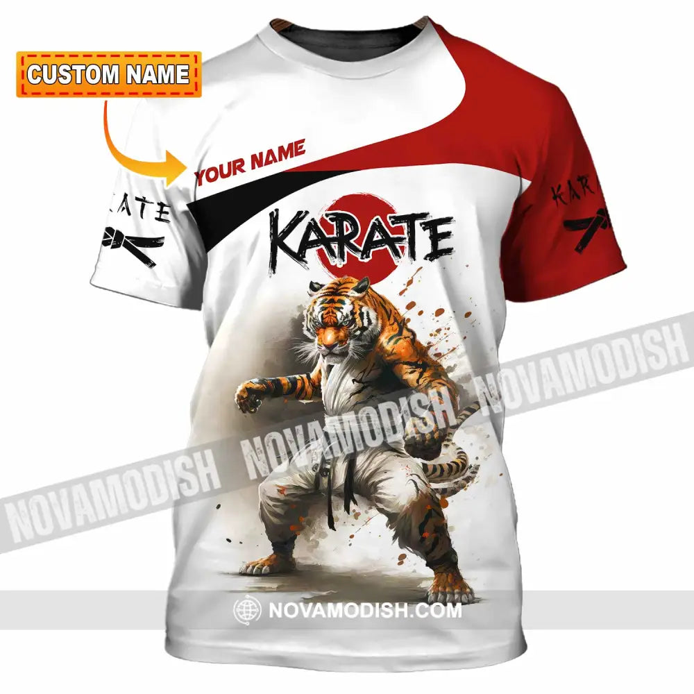Unisex Shirt - Custom Tiger Karate Shirt T-shirt