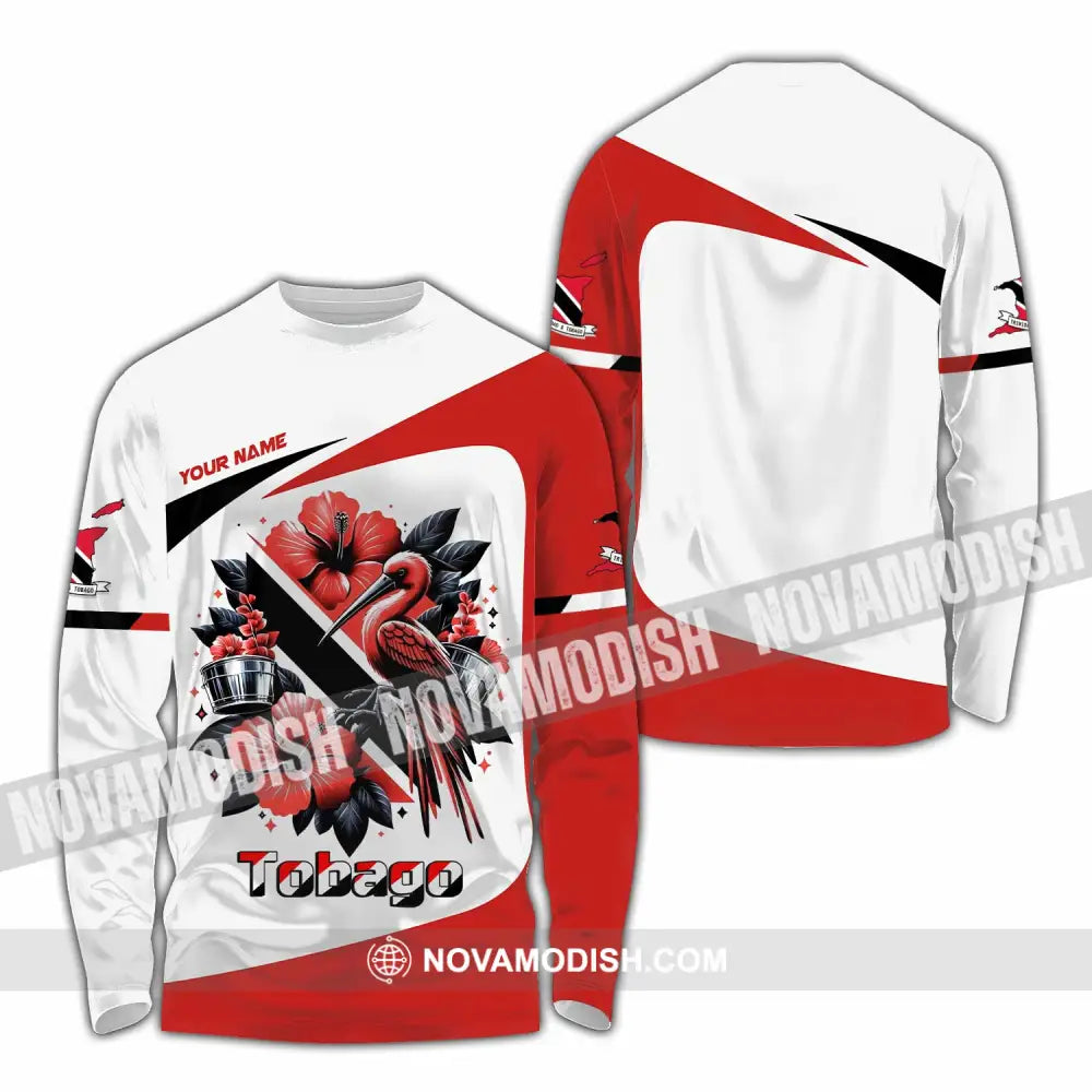 Unisex Shirt - Custom Tobago Shirt - Long Sleeve Shirt / S - T-shirt
