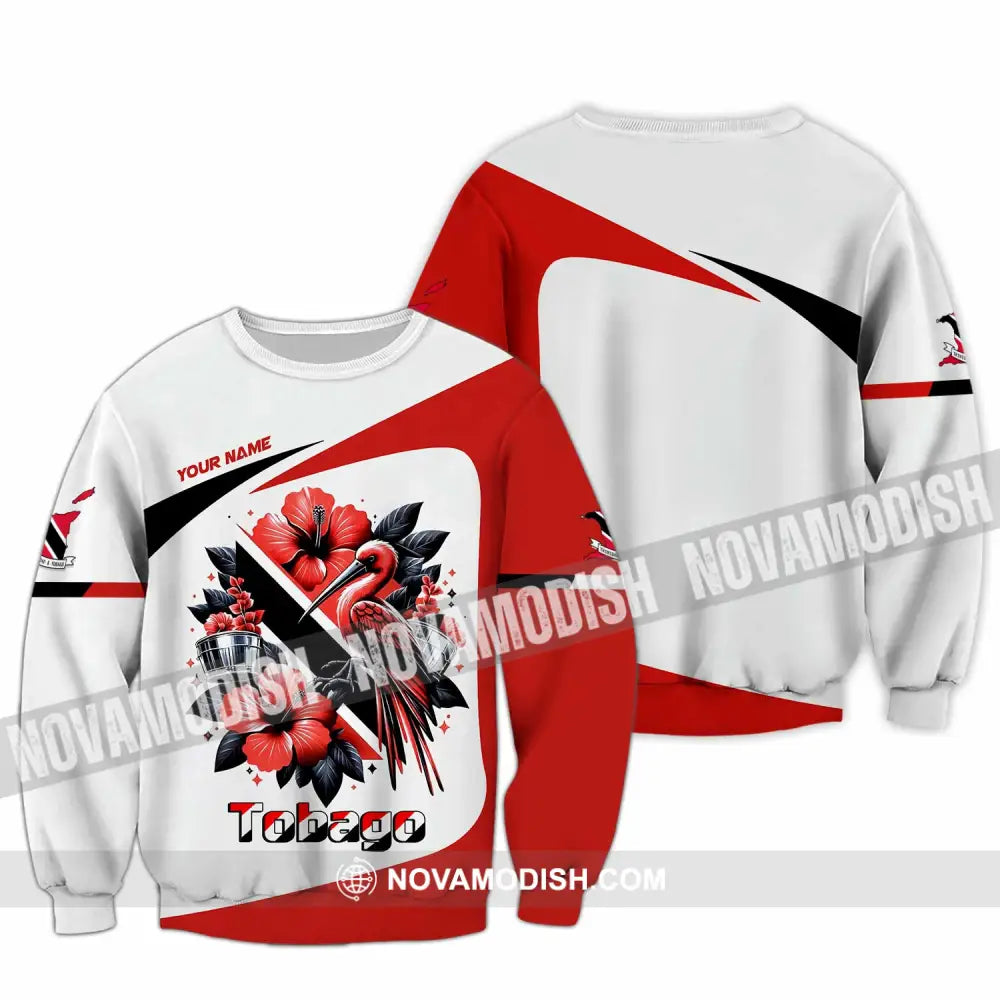 Unisex Shirt - Custom Tobago Shirt - Long Sleeve / S - T-shirt