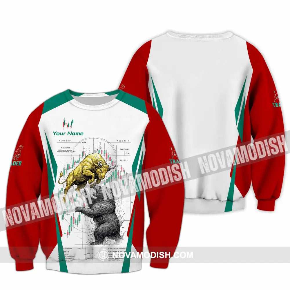 Unisex Shirt - Custom Trader 3D Shirt Long Sleeve / S T-shirt