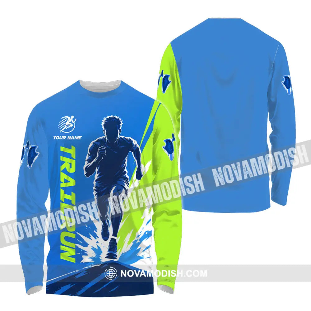 Unisex Shirt - Custom Trail Run Shirt - Long Sleeve Shirt / S - T-shirt