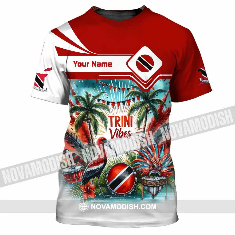 Unisex Shirt - Custom Trini Vibes Shirt - T-Shirt / S - T-shirt