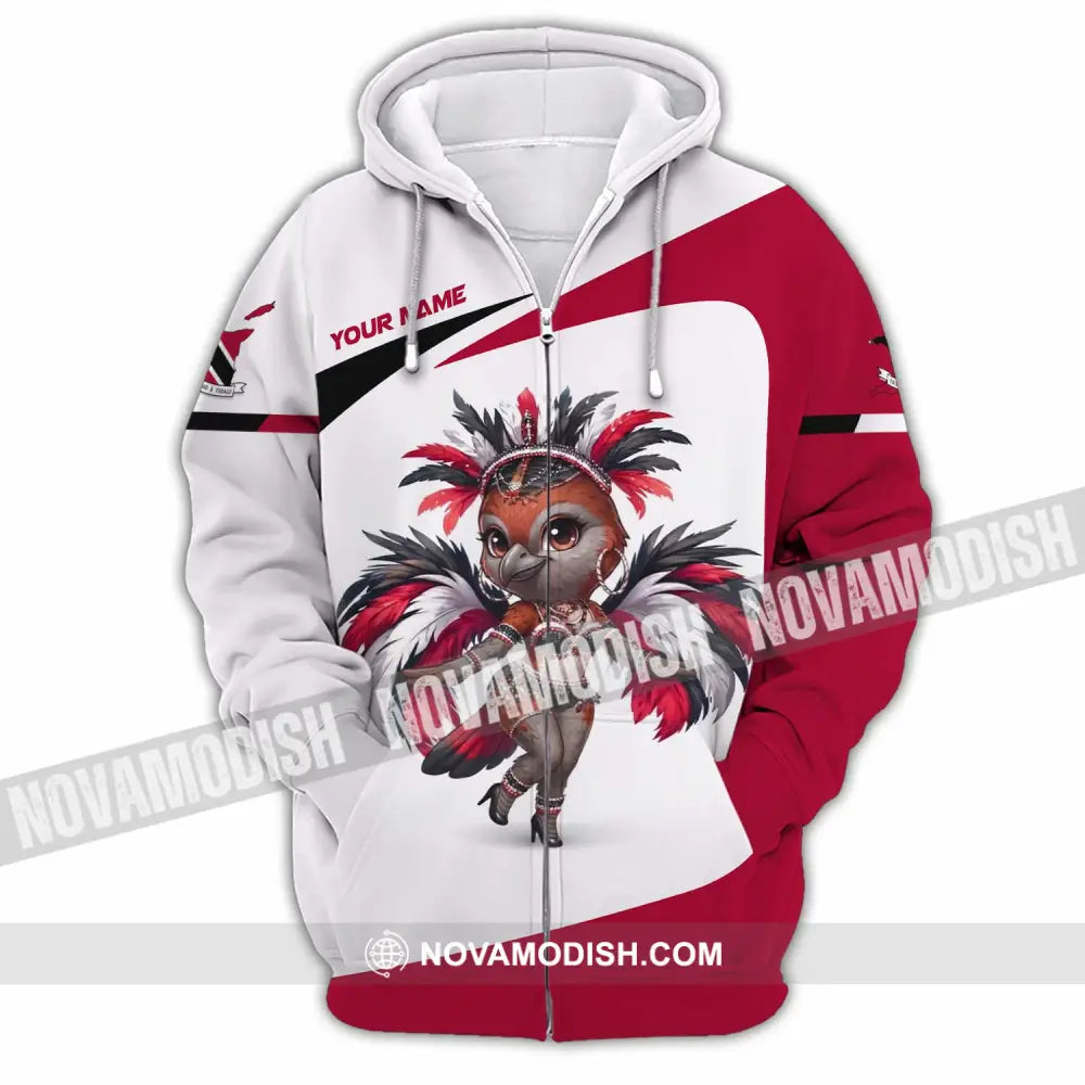 Unisex Shirt - Custom Trinidad And Tobago Shirt - Zipper Hoodie / S - T-shirt
