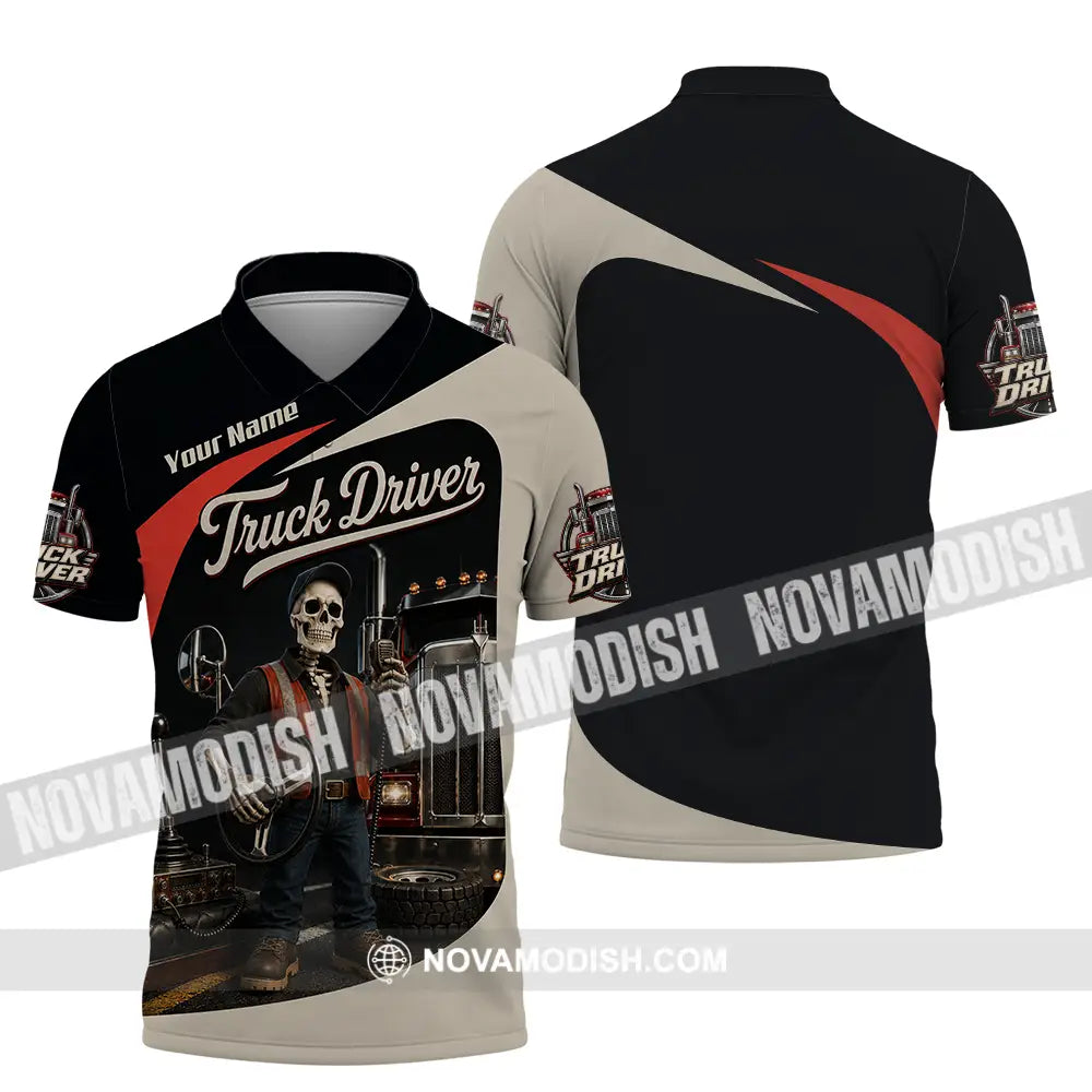 Unisex Shirt - Custom Truck Driver Shirt - Polo Shirt / S - T-shirt