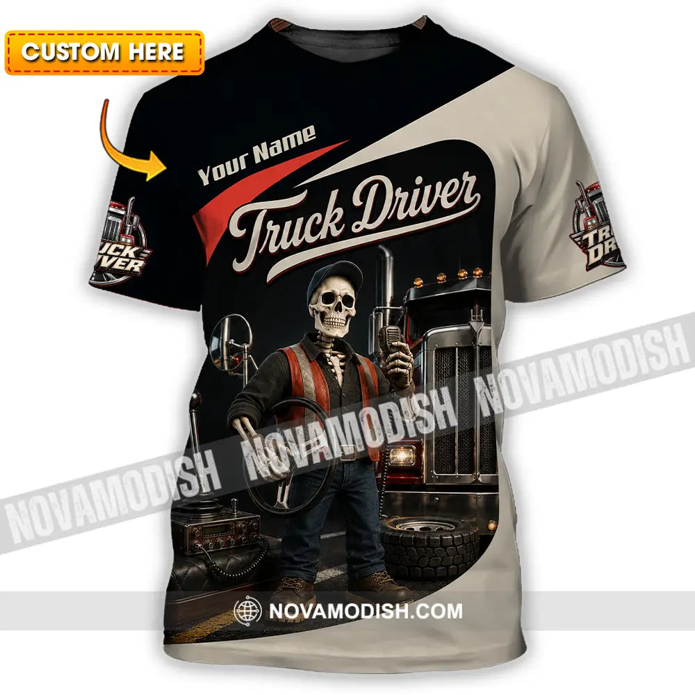 Unisex Shirt - Custom Truck Driver Shirt - T-shirt