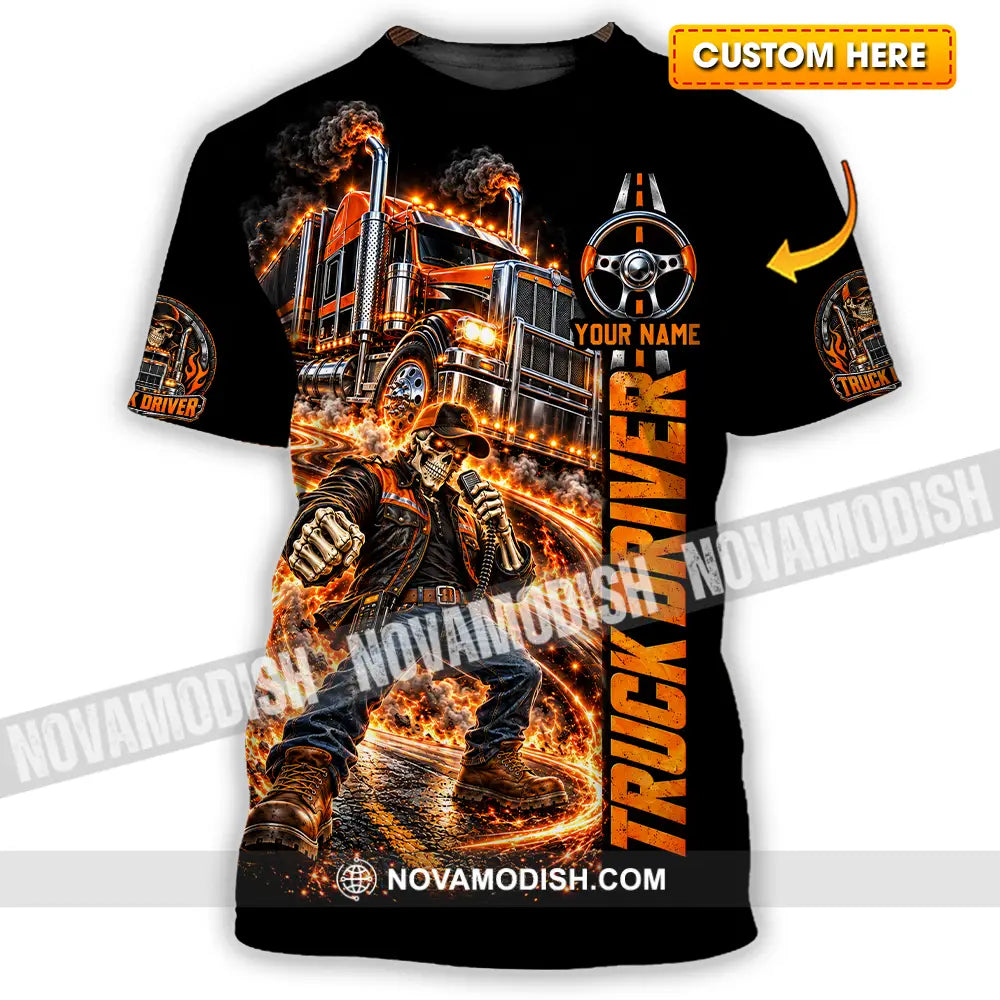 Unisex Shirt - Custom Truck Driver Shirt - T-shirt