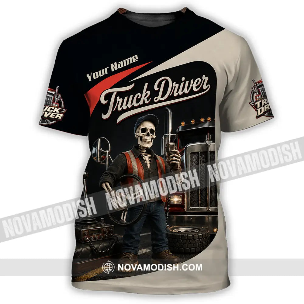 Unisex Shirt - Custom Truck Driver Shirt - T-Shirt / S - T-shirt
