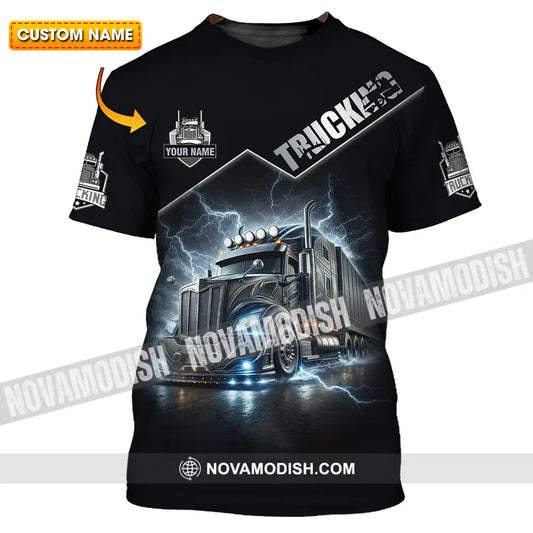 Unisex Shirt - Custom Trucker Keep On Trucking 3D Shirt T-shirt