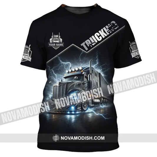 Unisex Shirt - Custom Trucker Keep On Trucking 3D Shirt T-Shirt / S T-shirt