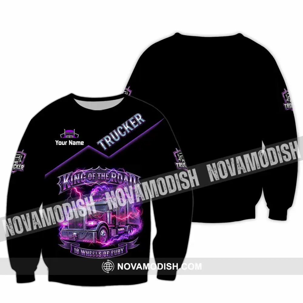 Unisex Shirt - Custom Trucker Shirt - Long Sleeve / S - T-shirt