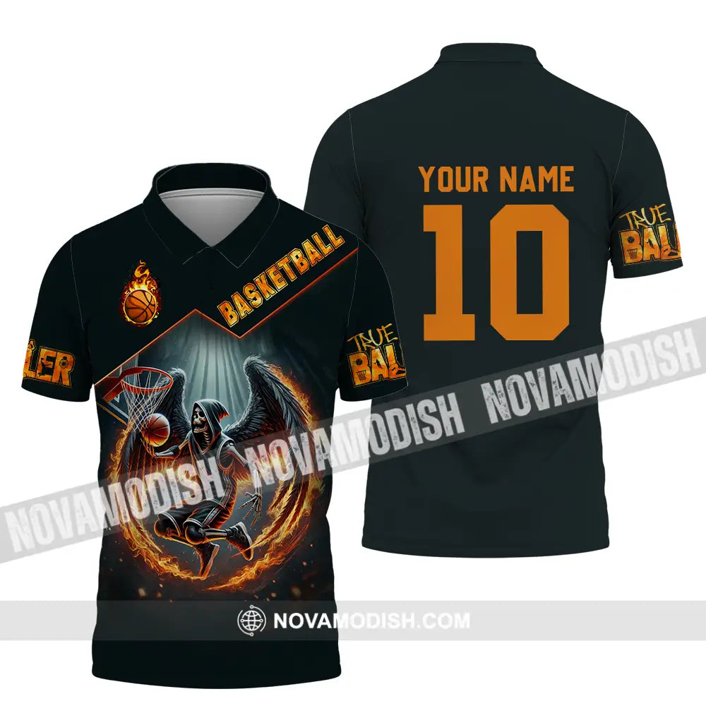 Unisex Shirt - Custom True Basketball Player Shirt Polo Shirt / S T-shirt