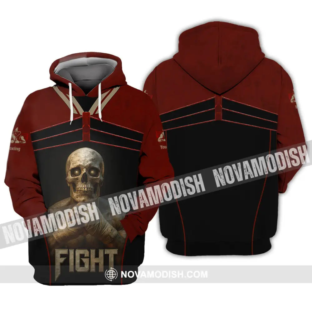 Unisex Shirt - Custom Try Your Hard Fight Man Sport Shirt Hoodie / S T-shirt