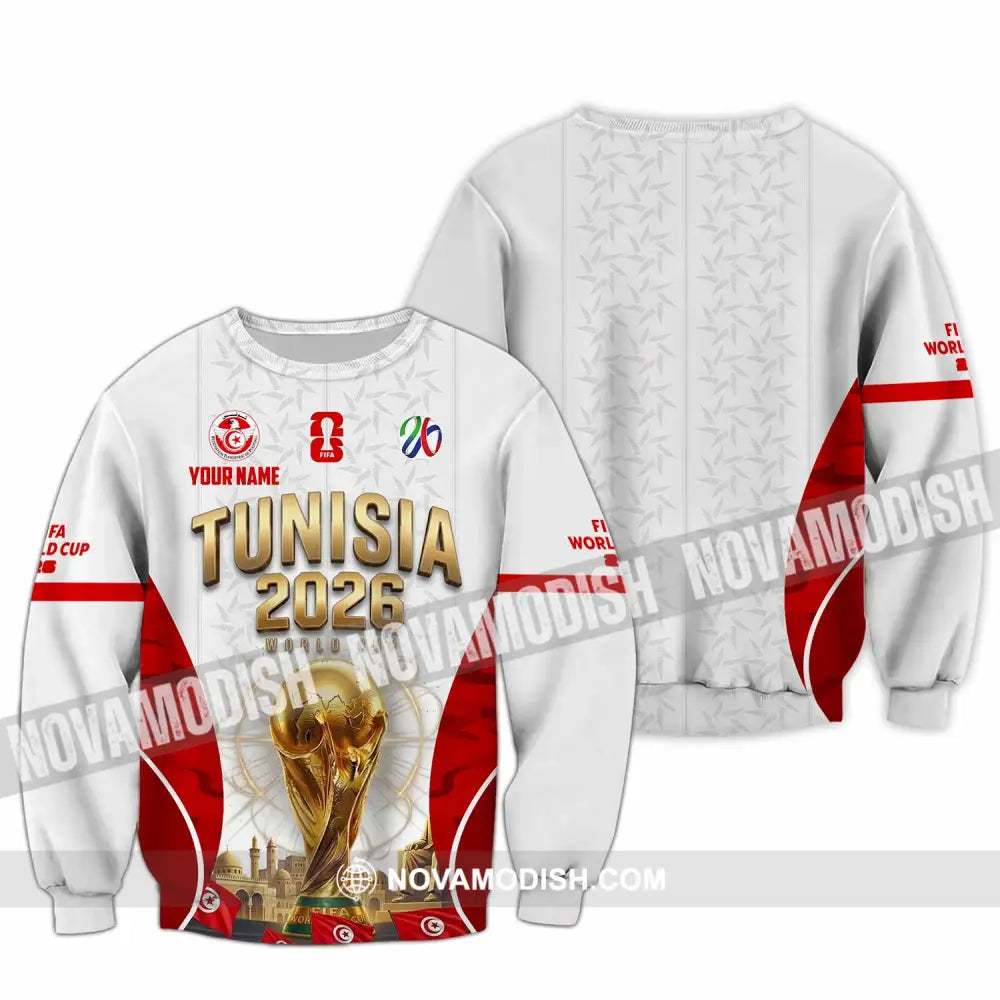 Unisex Shirt - Custom Tunisia World Cup 2026 Shirt - Long Sleeve / S - T-shirt