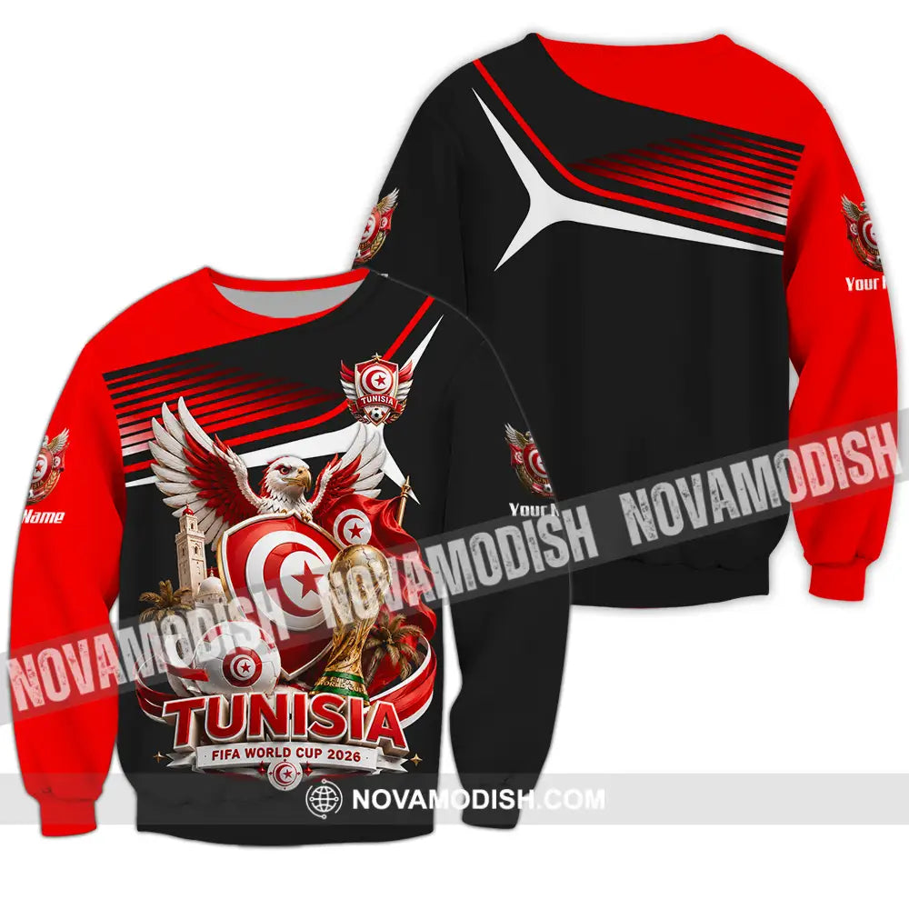 Unisex Shirt - Custom Tunisia World Cup 2026 Shirt - Long Sleeve / S - T-shirt