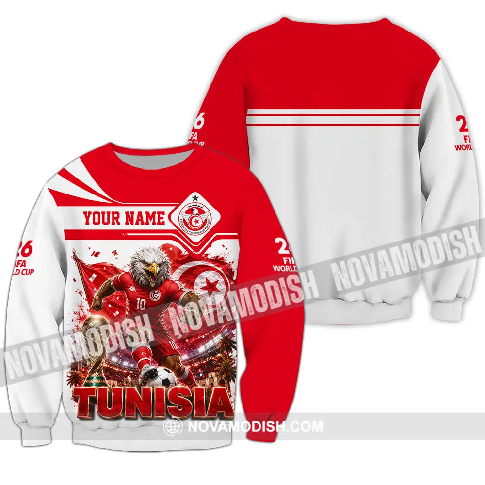 Unisex Shirt - Custom Tunisia World Cup 2026 Shirt - Long Sleeve / S - T-shirt