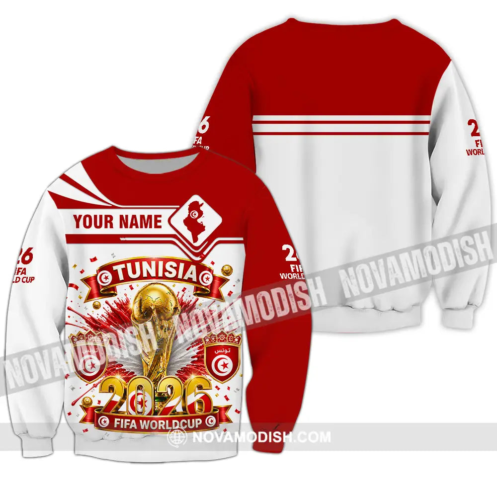 Unisex Shirt - Custom Tunisia World Cup 2026 Shirt - Long Sleeve / S - T-shirt