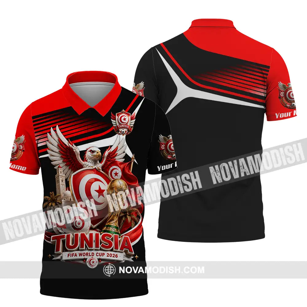 Unisex Shirt - Custom Tunisia World Cup 2026 Shirt - Polo Shirt / S - T-shirt