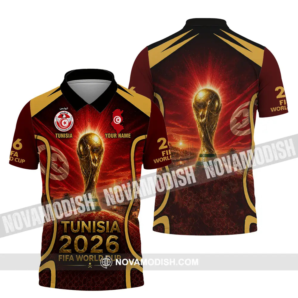 Unisex Shirt - Custom Tunisia World Cup 2026 Shirt - Polo Shirt / S - T-shirt