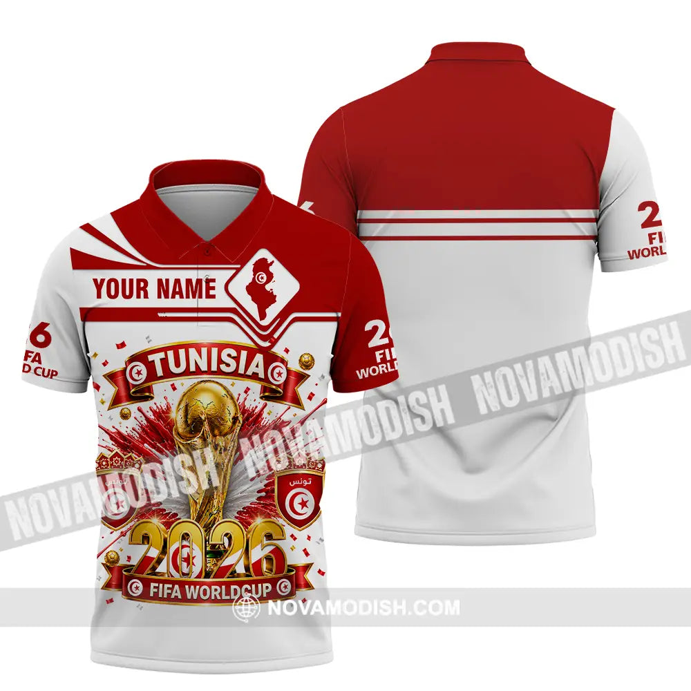 Unisex Shirt - Custom Tunisia World Cup 2026 Shirt - Polo Shirt / S - T-shirt