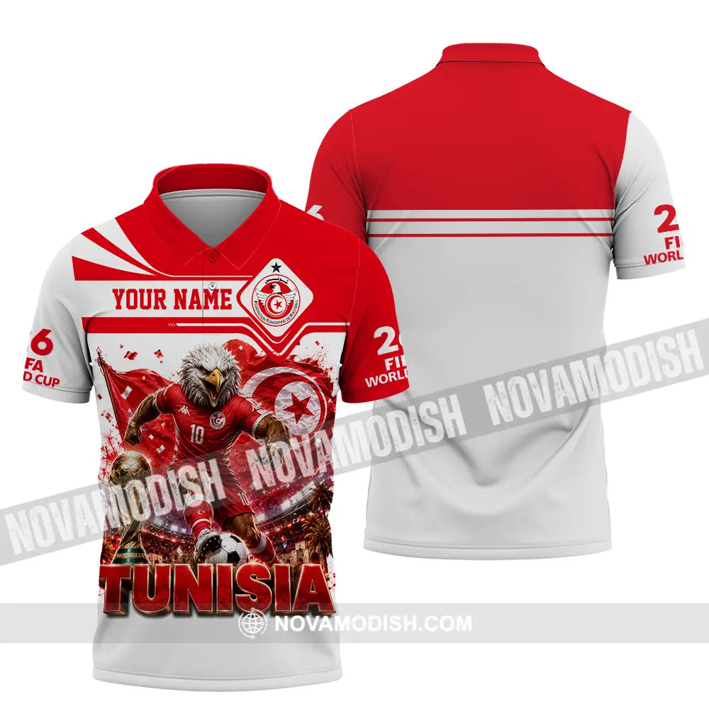 Unisex Shirt - Custom Tunisia World Cup 2026 Shirt - Polo Shirt / S - T-shirt