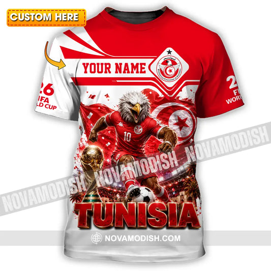 Unisex Shirt - Custom Tunisia World Cup 2026 Shirt - T-shirt