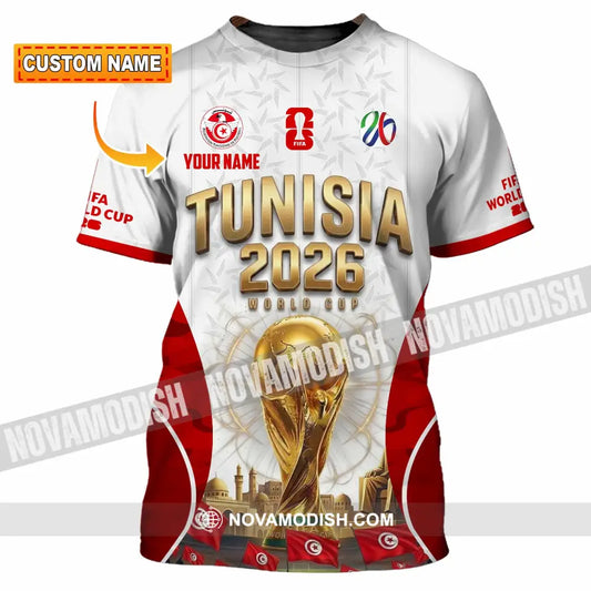 Unisex Shirt - Custom Tunisia World Cup 2026 Shirt - T-shirt