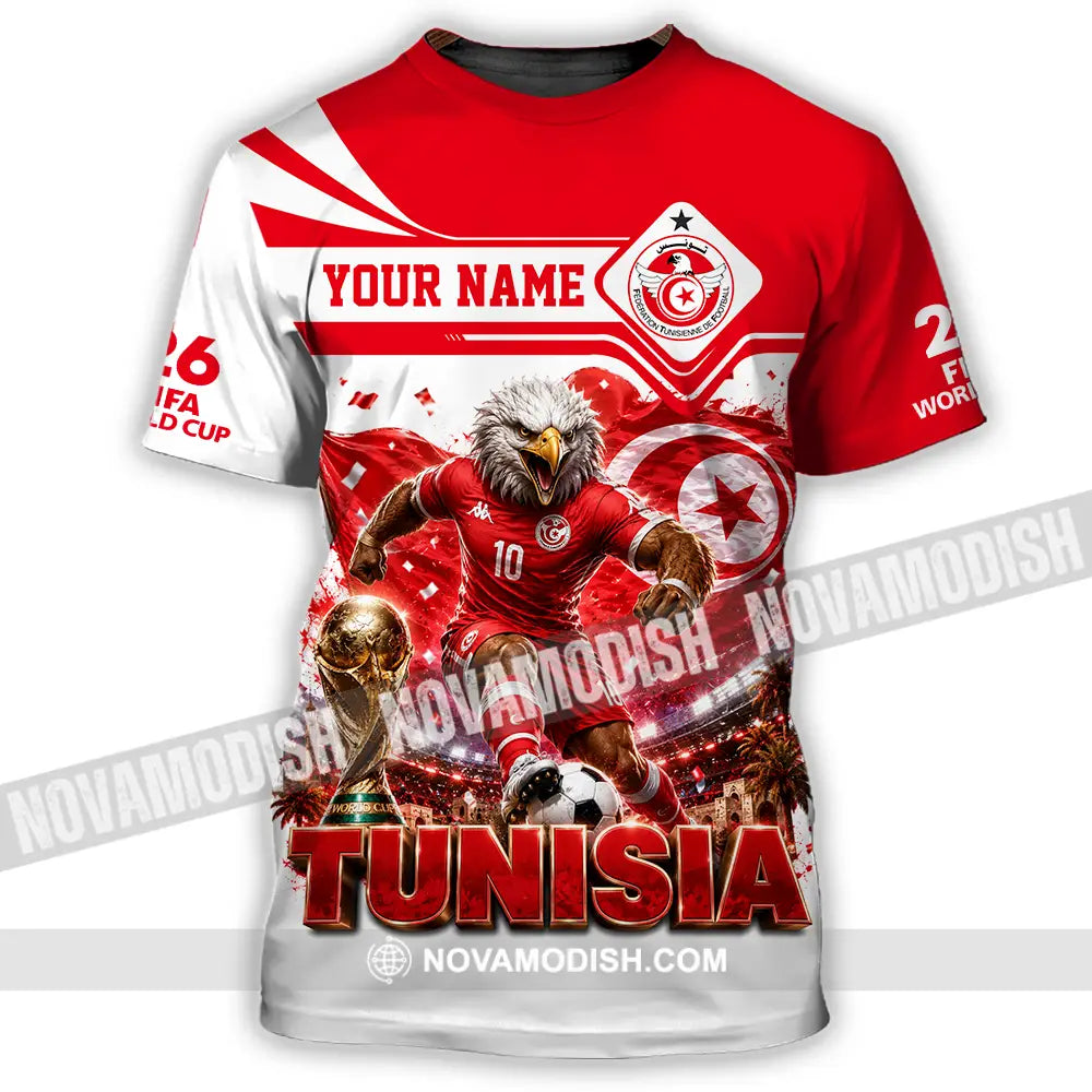 Unisex Shirt - Custom Tunisia World Cup 2026 Shirt - T-Shirt / S - T-shirt